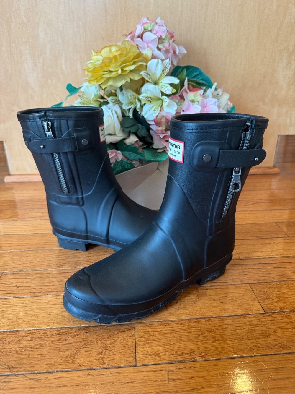 Hunter x Rag & Bone Rubber Mid-Calf Rain Boots EU 37 US 6F (BOTA300